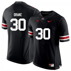 Men's Ohio State Buckeyes #30 Jared Drake Black Nike NCAA College Football Jersey Lightweight IUI3044KH